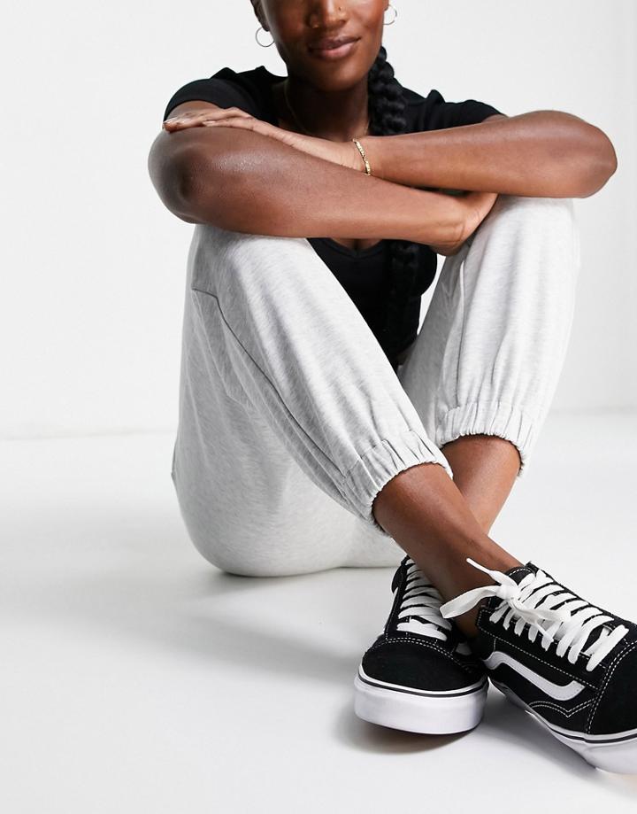 Urban Revivo Cord Sweatpants In Gray