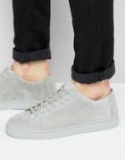 Selected Homme David Suede Sneakers - Gray