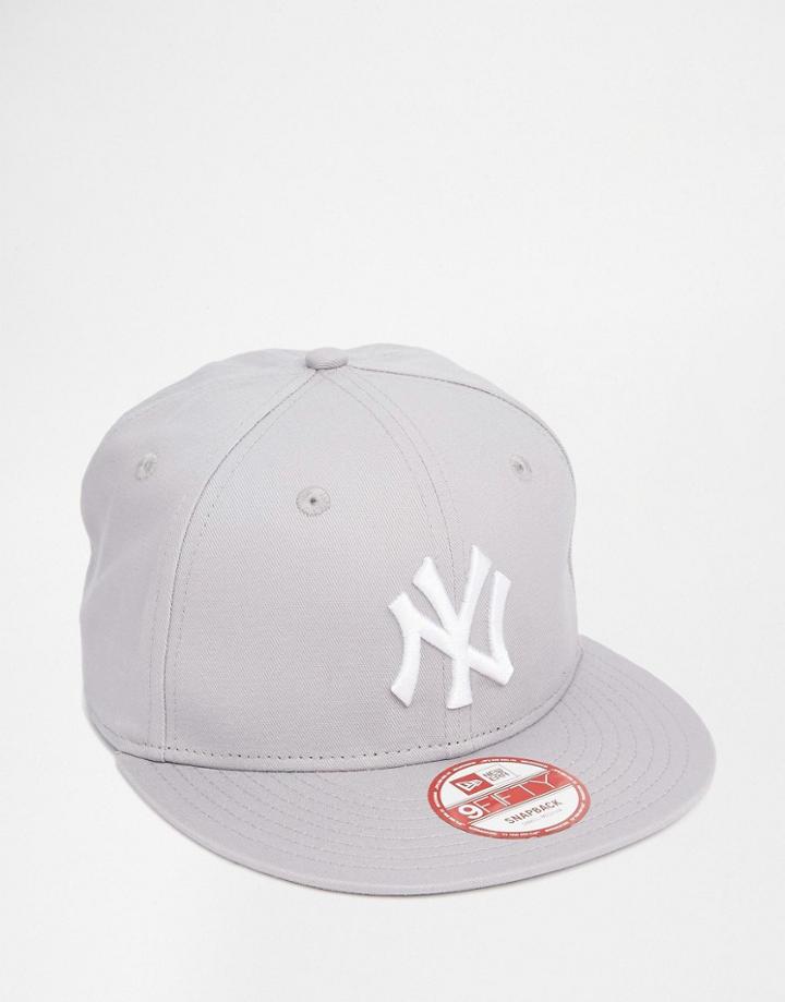 New Era 9 Fifty Snapback Cap Ny Yankees - Gray