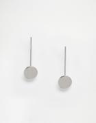 Pieces Orina Drop Earrings - Silver