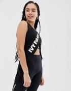Ivy Park Logo Elastic Top - Black