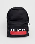 Hugo Roteliebe Logo Backpack In Black