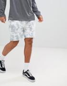 Brooklyn Supply Co Jersey Shorts Tie Dye Gray - Gray