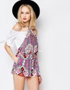Piper Jakarta Printed Romper - Multi