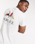 Parlez Solent Back Print T-shirt In White