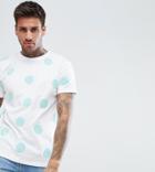 Brooklyn Supply Co Flocked Dot T-shirt - White