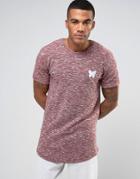 Good For Nothing T-shirt In Marl - Red