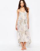 Melissa Odabash Printed Beach Maxi Dress - Lizard