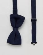 Jack & Jones Knitted Bow Tie - Navy