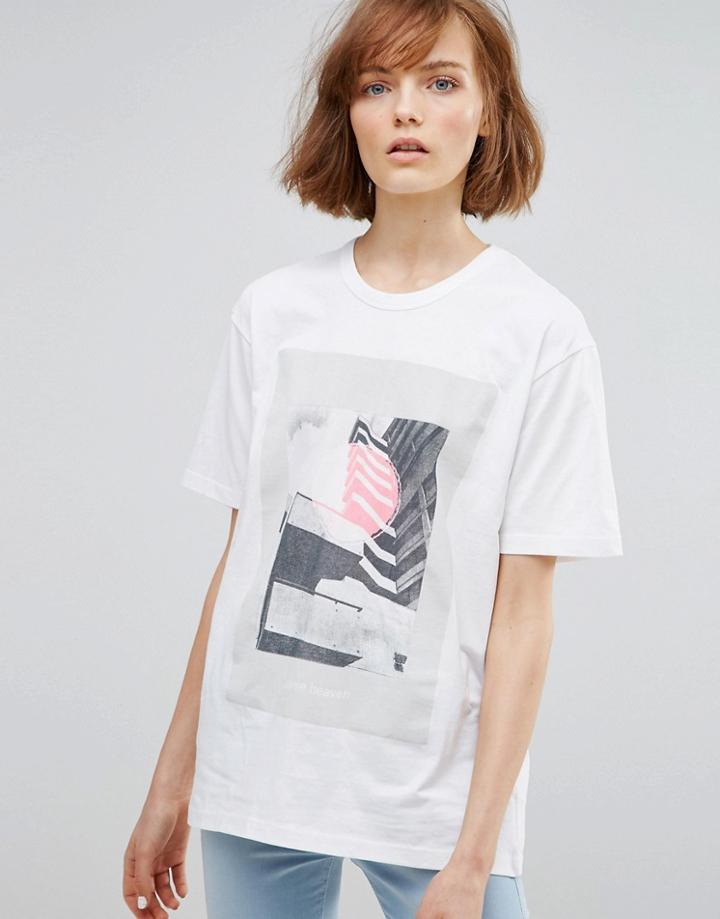 Waven Tumi Unisex Printed T-shirt - White