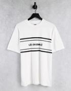 River Island Slim Les Ensemble T-shirt In White