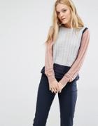 Y.a.s Jane Sweater In Color Block - Multi