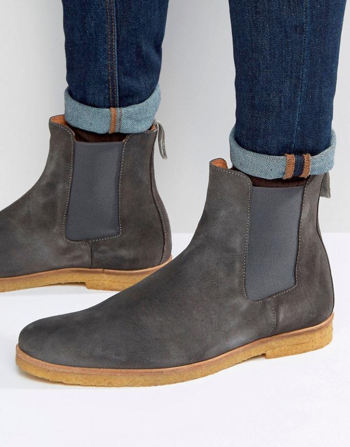 Religion Suede Chelsea Boots - Pink
