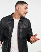 Timberland Onion Quilt Jacket In Black