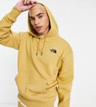 The North Face Essential Hoodie In Tan Exclusive At Asos-brown