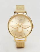 Olivia Burton Bumble Bee Gold Bracelet Watch Ob15am68 - Gold