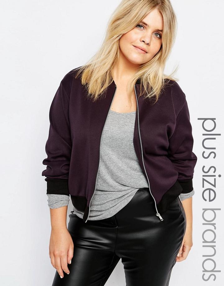 Pink Clove Bomber Jacket - Gray
