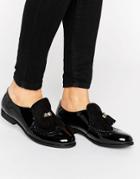 Truffle Collection High Cut Loafer - Black
