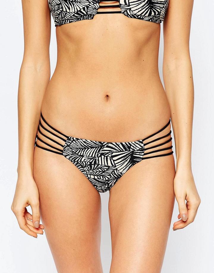 Mia Marcelle Reina Printed Bikini Bottom