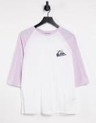Quiksilver Standard Raglan T-shirt In Pink