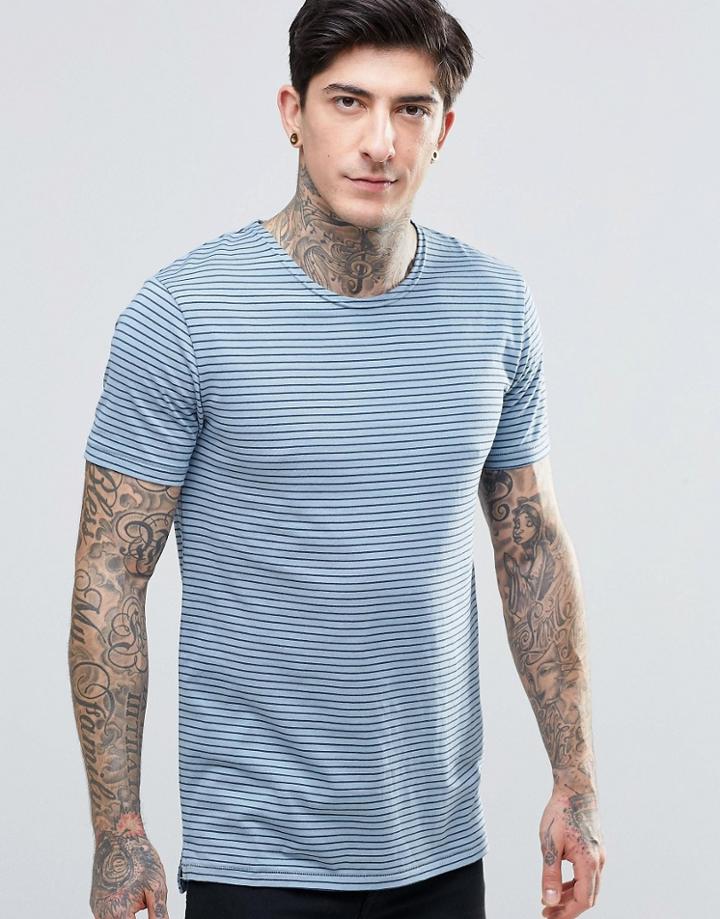 Minimum Stripe T-shirt - Green