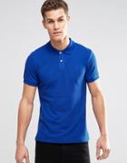 Esprit Pique Polo Shirt - Cobalt Blue