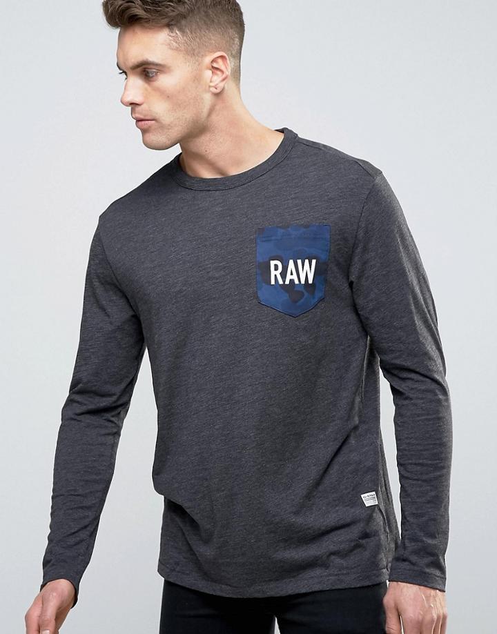 G-star Logo Pocket T-shirt - Black