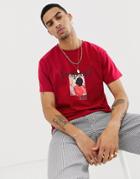 Profound Aesthetic T-shirt With Chest Print In Red - Red
