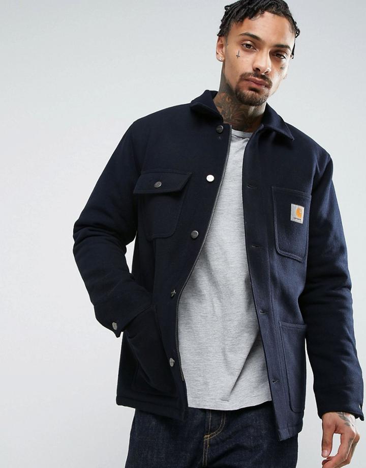 Carhartt Wip Michagan Chore Jacket - Navy