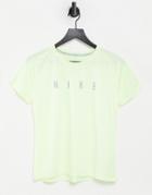 Nike Running Run Division Miler T-shirt In Volt-green