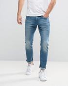 Esprit Relaxed Slim Fit Jeans - Blue
