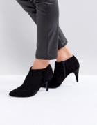 New Look Velvet Point Ankle Boot - Black