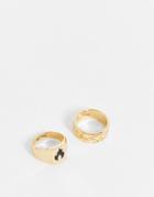 Wftw Fire 2 Pack Ring In Gold
