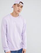 Sweet Sktbs Long Sleeve T-shirt In Purple - Purple