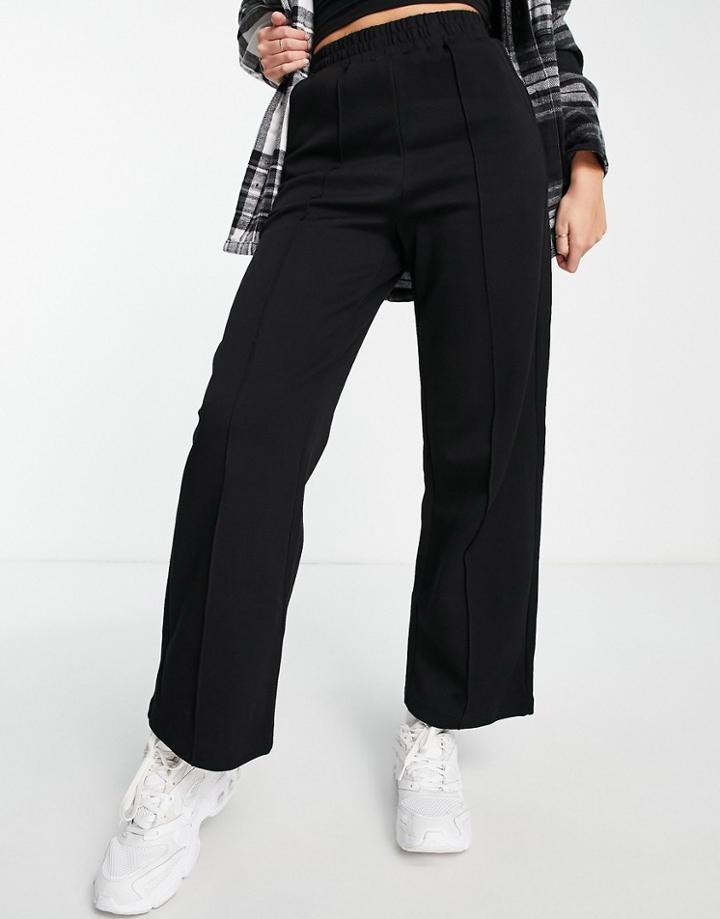 Urban Revivo Wide Leg Pants In Black