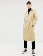 Another Influence Trench Coat - Stone