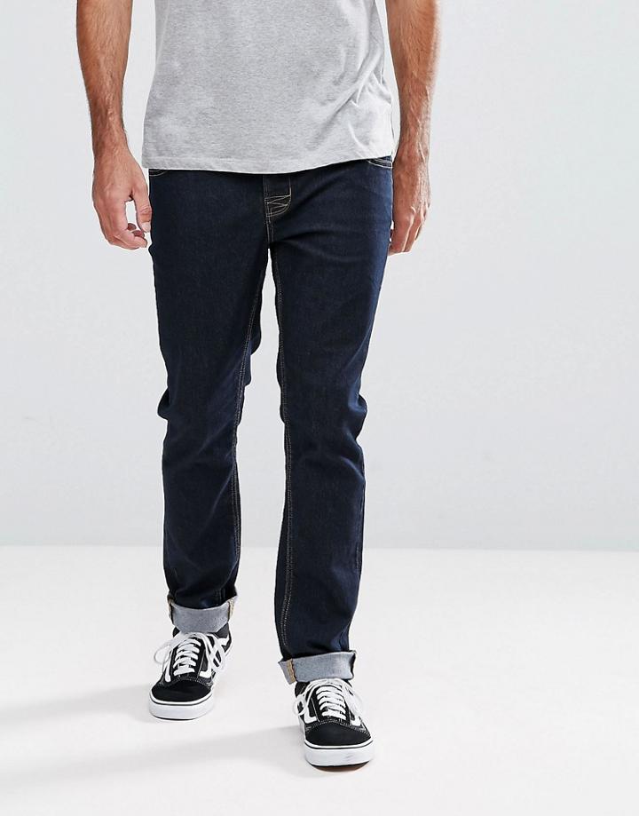 Hoxton Denim Slim Fit Jeans In Indigo - Blue