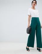 Gestuz Suit Pants With Bottom Poppers - Green