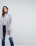 Asos Classic Slim Coat - Gray