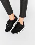 Asos Dynasty Lace Up Sneakers - Black