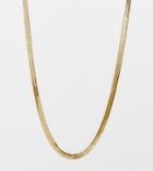 Designb Curve Snake Chain Necklace In Gold Tone