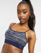Pepe Jeans Thelma Crop Top In Gray Zebra Print-multi