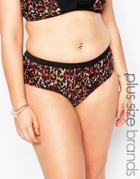 Junarose Leopard Animal Bikini Bottom - Leopard