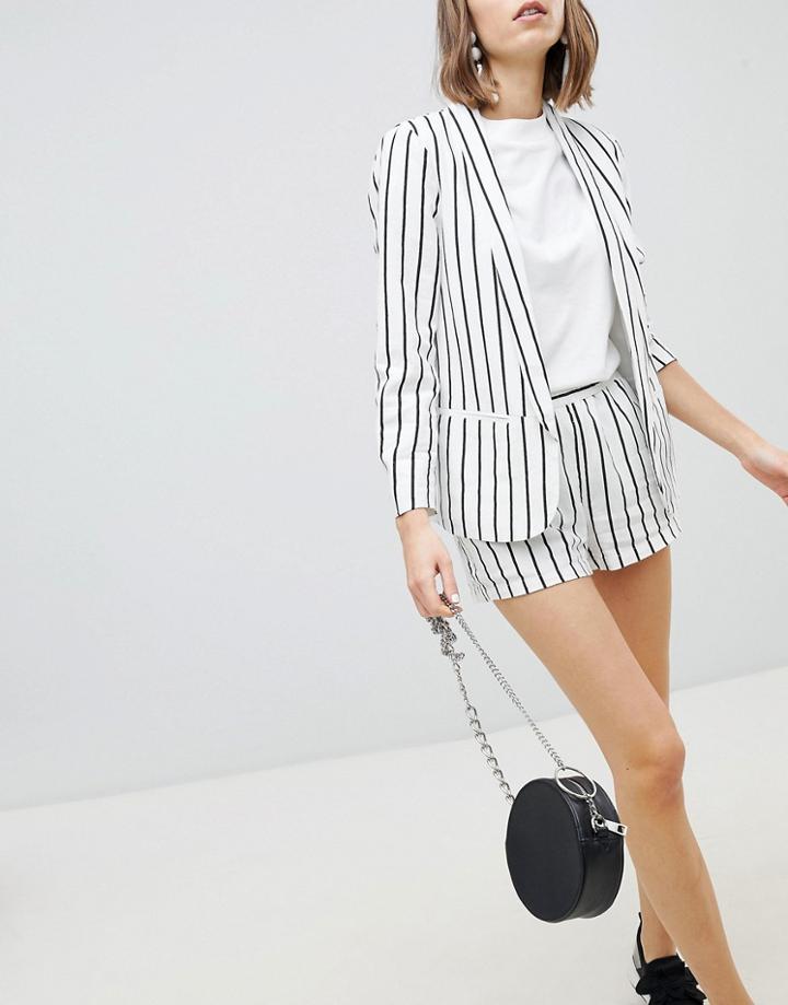 Vero Moda Stripe Shorts Co-ord - Multi