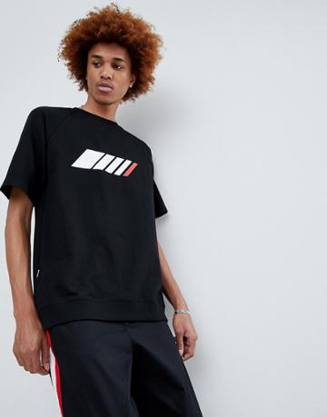 Antimatter Logo T-shirt In Black - Black