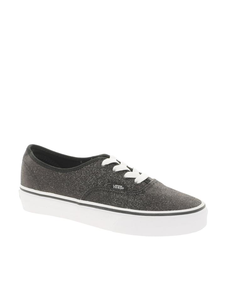 Vans Authentic Glitter Lace Up Sneakers