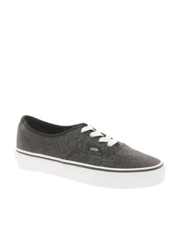 Vans Authentic Glitter Lace Up Sneakers