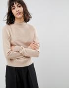 Asos White 100% Cashmere Turtleneck Sweater - Brown