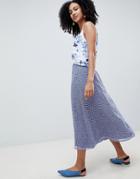 Gestuz Small Clover Print Long Skirt - Multi