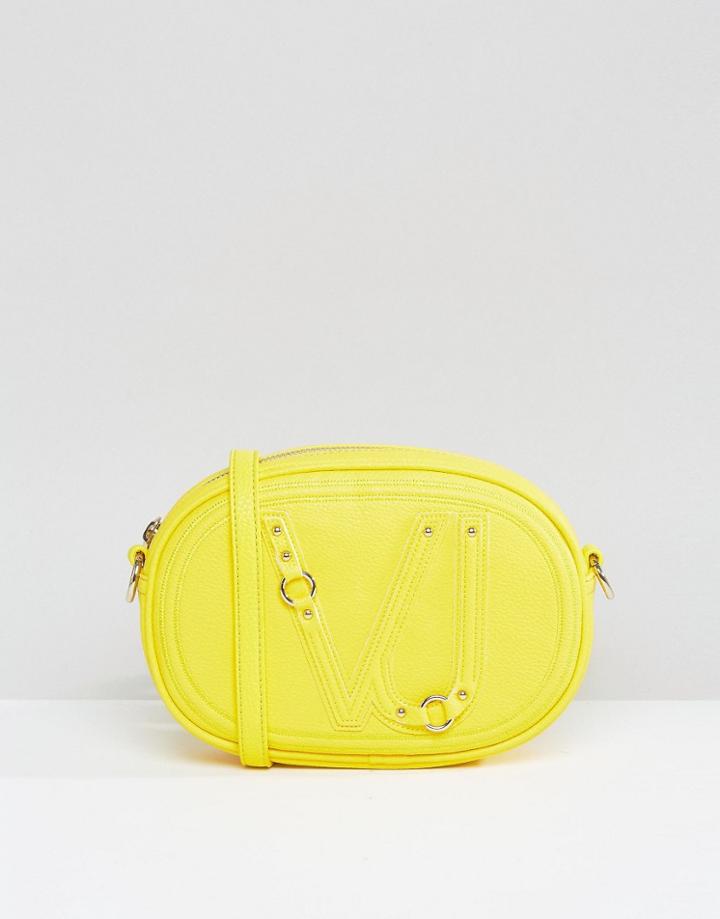 Versace Jeans Small Cross Body Bag In Yellow - Gold